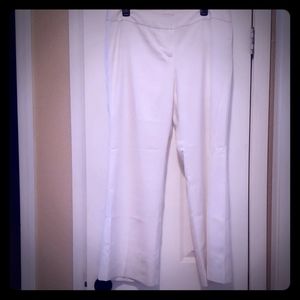 The Limited Drew Fit white slacks